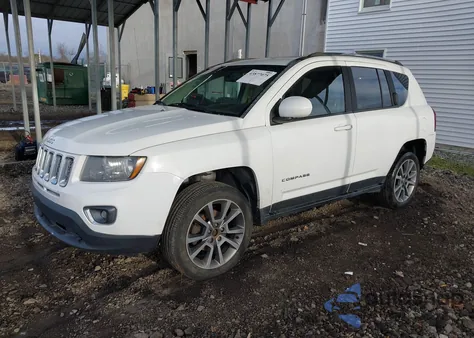 2016 Jeep Compass High Altitude Edition из США, поврежденный, VIN 1C4NJDEB7GD550271